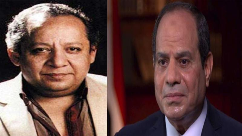 الرئيس المصري "السيسي" يرسل برقية عزاء لأسرة الفنان جورج سيدهم