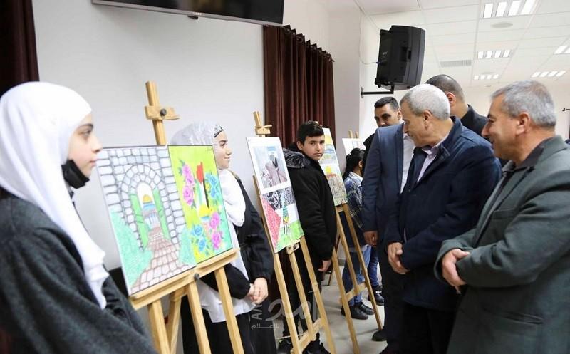 قلقيلية: افتتاح معرض رسومات حول "القدس"