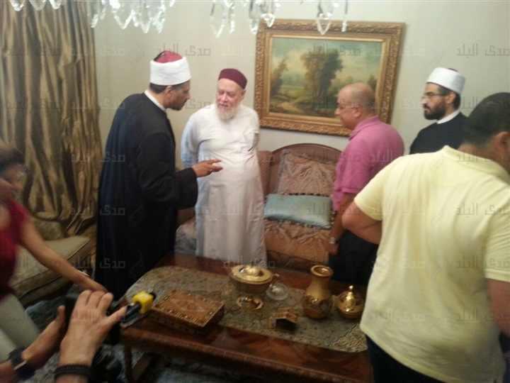 علي جمعة بعد محاولة اغتياله