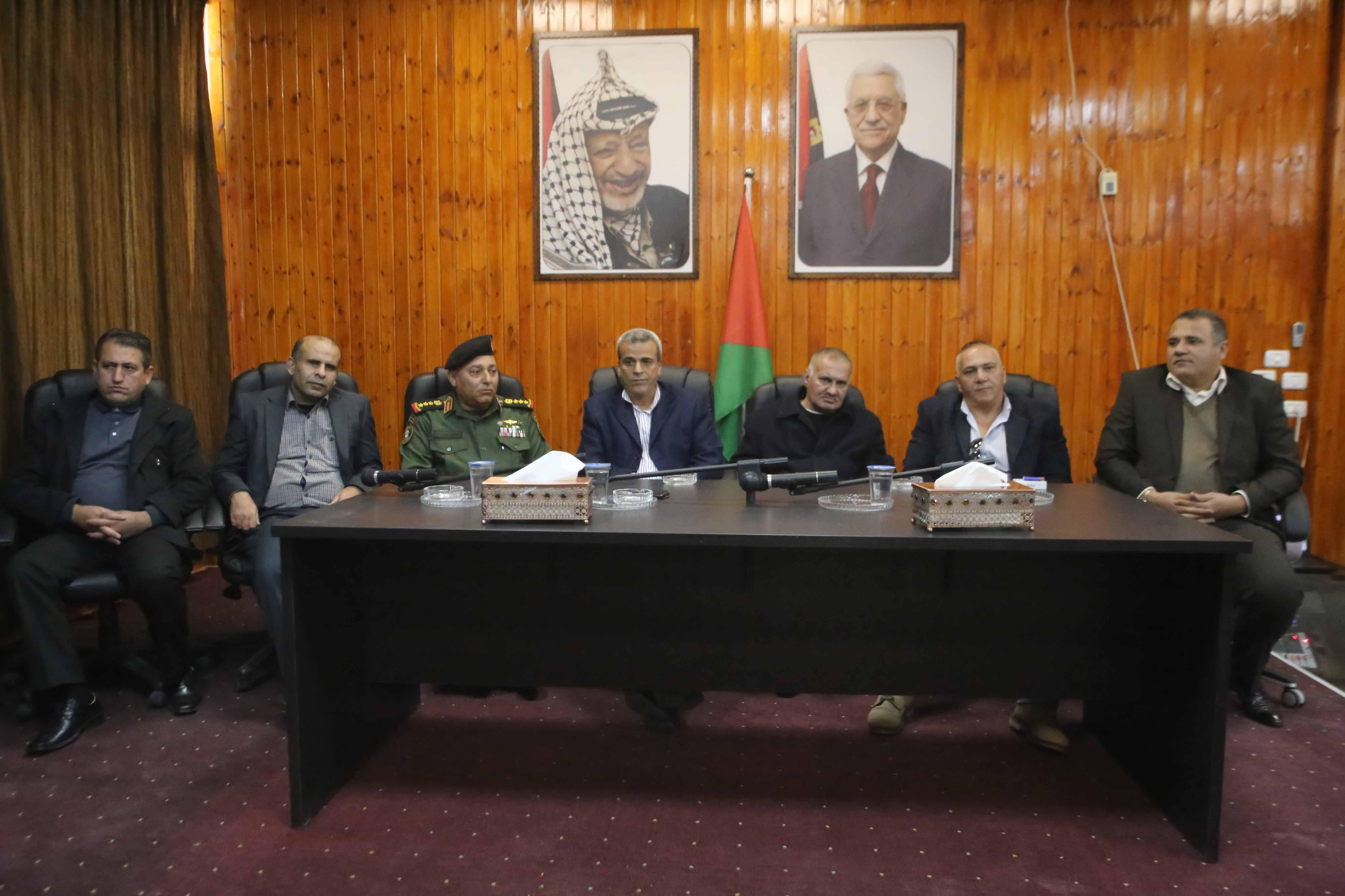 بالصور: حفل تكريم مدراء الأجهزة الأمنية بمحافظة قلقيلية