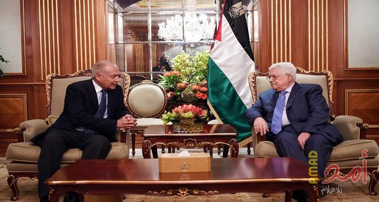 الكويت: عباس يستقبل أمين عام الجامعة العربية