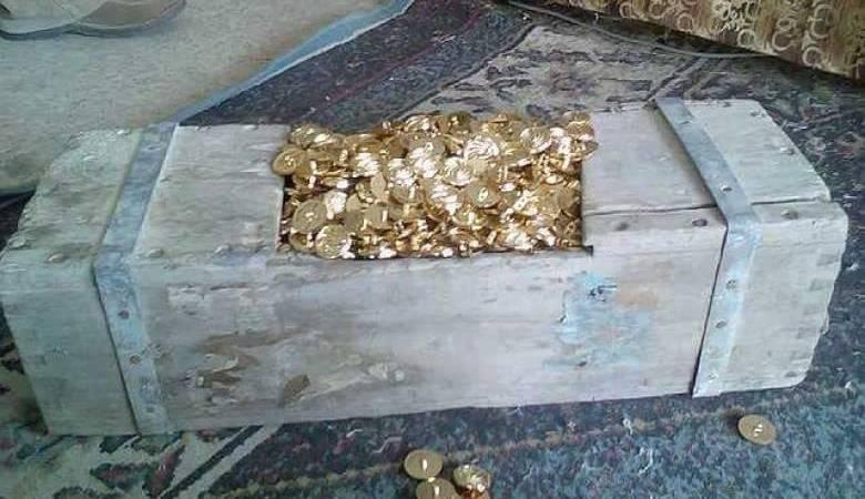 العثور على صندوق من الذهب الخالص وبعض الآثار البيزنطية في غزة