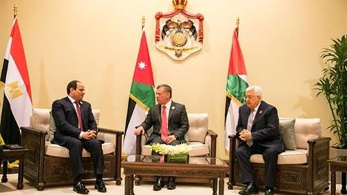 دعم حقوق الشعب الفلسطيني يتصدر القمة "المصرية- الأردنية" بواشنطن