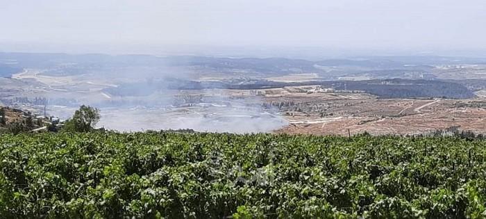 بعد اطلاق بالونات حارقة.. اندلاع حرائق في أحراش بلدات مقابل غزة