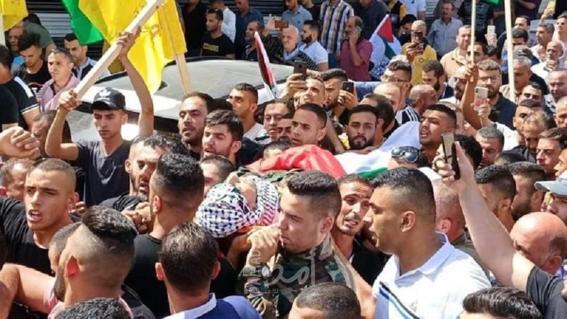 طوباس: تشيع جثمان الشهيد صدام بني عودة من طمون