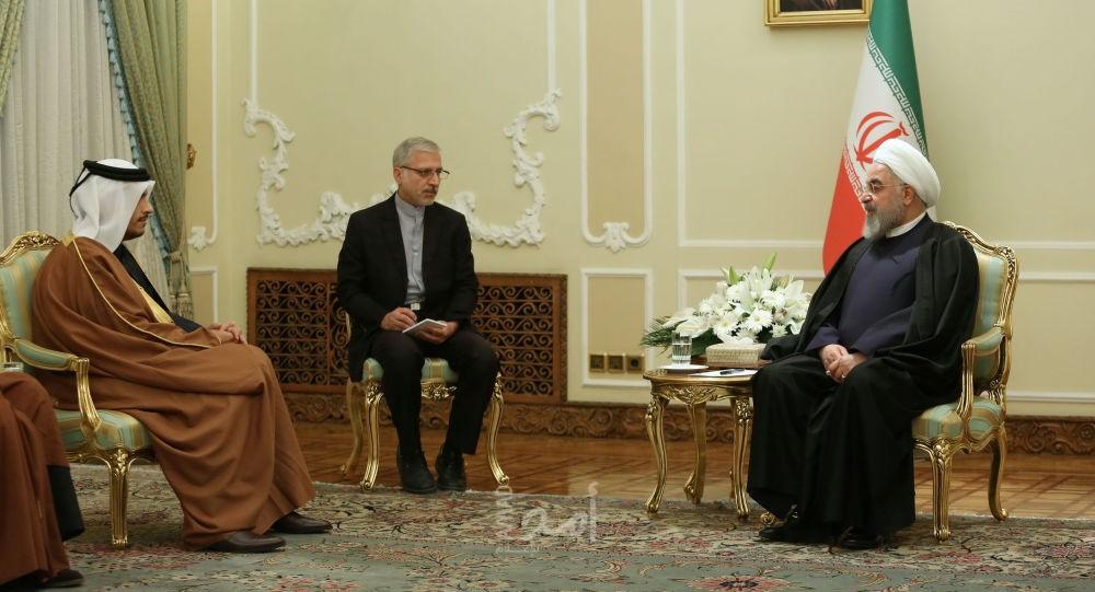 خلال لقاء وزير خارجية قطر.. روحاني: واشنطن ستدفع ثمناً باهظاً لقاء مقتل سليماني