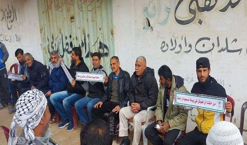 غزة: وقفة احتجاجية لـ"الوحدة العمالية" للمطالبة بتطوير البنى التحتية شرق حي الزيتون