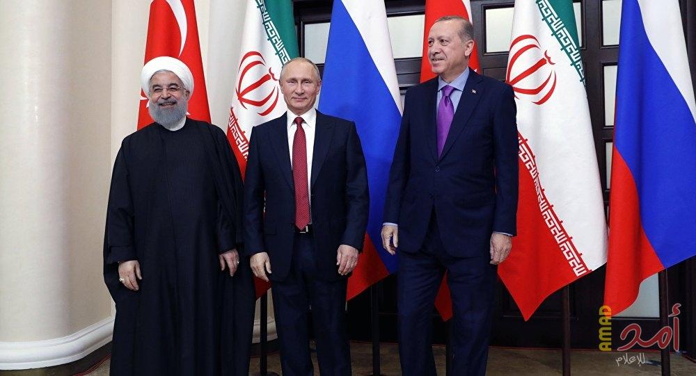 الرئاسة التركية تحدد موعد لقاء بوتين وأردوغان وروحاني