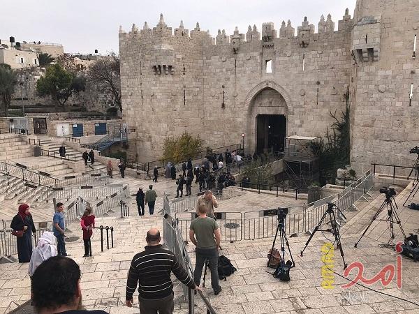 بالصور.. تعزيزات اسرائيلية مكثفة بالقدس في "جمعة الغضب"
