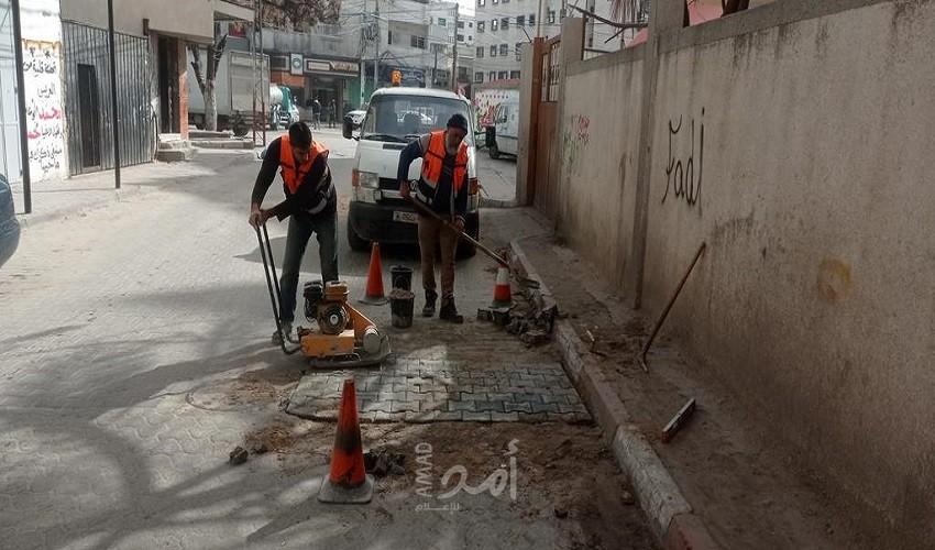 بلدية غزة: جهود تنظيم الشوارع تهدف لتسهيل الحركة والحد من الحوادث