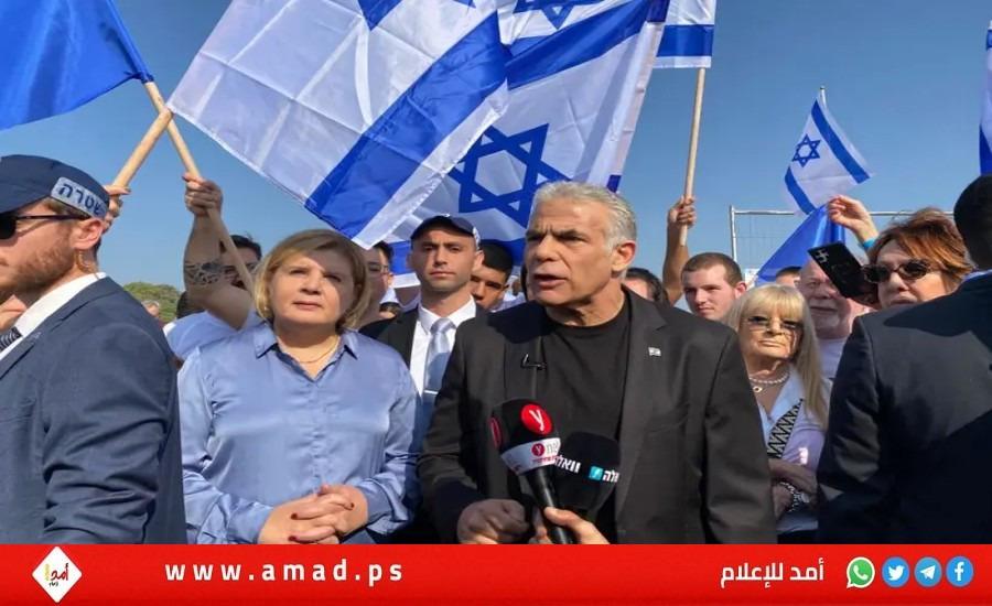 لابيد: نتنياهو ضعيف ويؤسس حكومة مجنونة لن تكون قادرة على الحكم