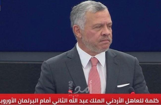 الملك عبدالله: الاستقرار في الشرق الأوسط غير ممكن دون سلام بين الفلسطينيين والاسرائيليين