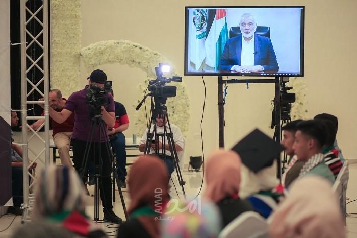 تجمع عوائل الشهداء ينظم الحفل الأول لتكريم أبناء الشهداء المتفوقين بغزة- صور