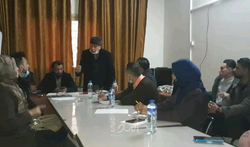 غزة: دائرة الشباب والطلبة تعقد اجتماعًا موسعًا لمناقشة مستجدات الانتخابات