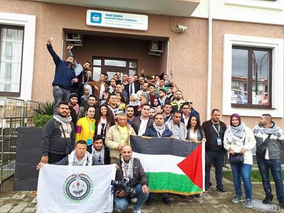 بالفيديو .. الوفد الشبابي الفلسطيني ينسحب من مهرجان الشباب العالمي بسبب مشاركة وفد إسرائيلي
