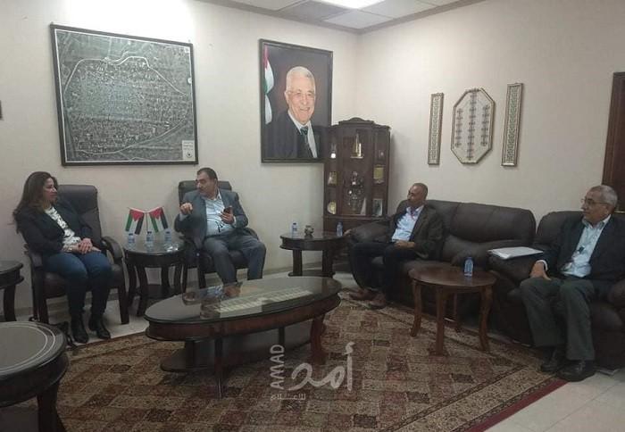 رئيس بلدية قلقيلية يلتقي رئيس سلطة جودة البيئة