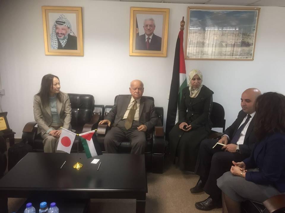 توقيع مستندات مشروع تمكين المخيمات الفلسطينية بين الوكالة اليابانية جايكا ودائرة شؤون اللاجئين