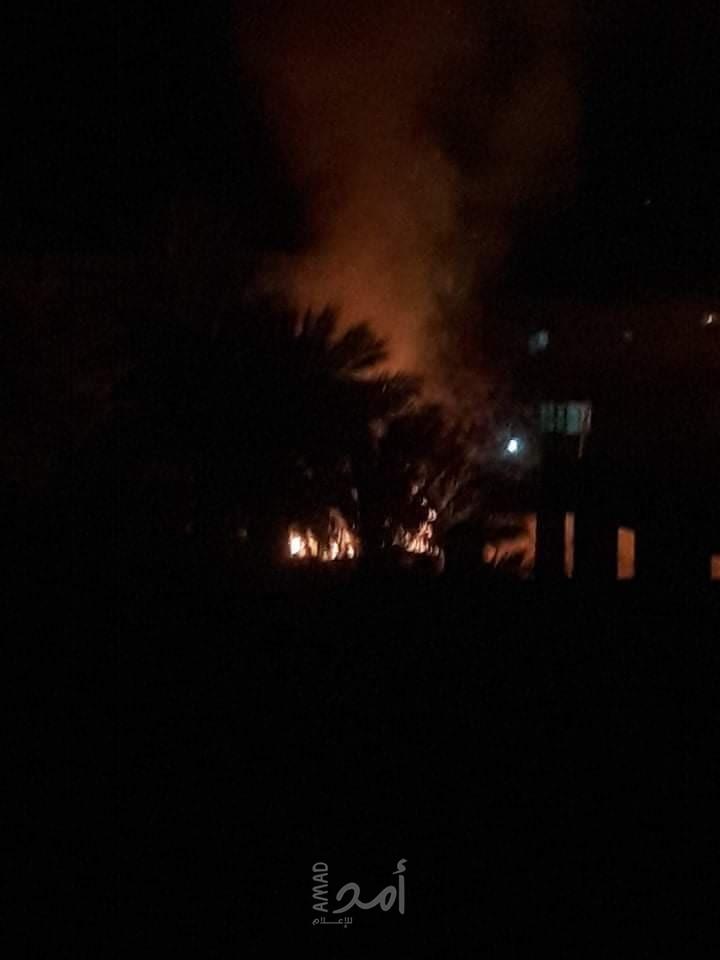 المسلسل مستمر.. حريق جديد في منزل لعائلة "زعزوع"  بدير البلح وسط قطاع غزة