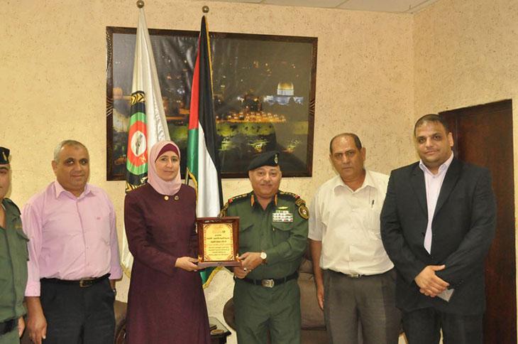 وفد من مديرية التربية والتعليم يزور قيادة منطقة قلقيلية