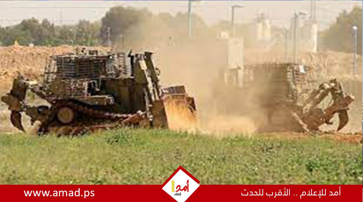 جرافات جيش الاحتلال تتوغل غرب بيت لاهيا