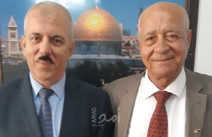 عيسى يستقبل رئيس "الجمعية العربية الفلسطينية" في كندا
