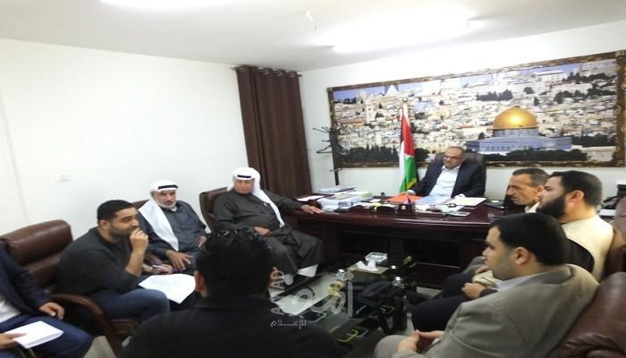 وزارة الأشغال العامة والإسكان تستقبل وفدا من وجهاء ومخاتير حي الشجاعية