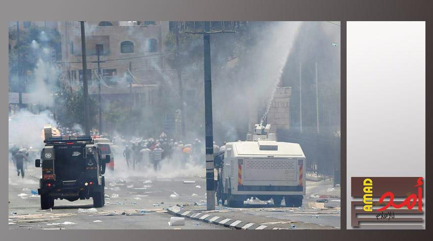 إصابات بالاختناق في بلدة بيت امر شمال الخليل
