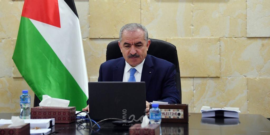اشتية يدين التهجير القسري لأهالي بلدة حمصة الفوقا
