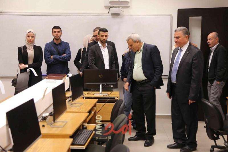 قلقيلية: افتتاح مختبراً لـ"الحاسوب" في فرع جامعة القدس المفتوحة