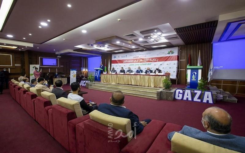 انطلاق أعمال المؤتمر العلمي حول رعاية الأيتام في فلسطين بالكلية الجامعية للعلوم التطبيقية