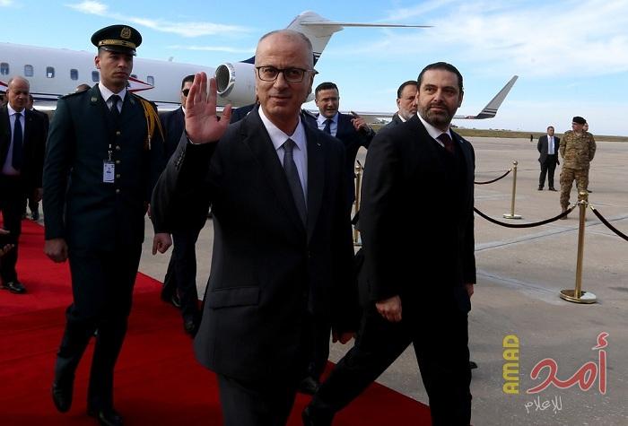 الحمد الله يصل بيروت للمشاركة في القمة العربية