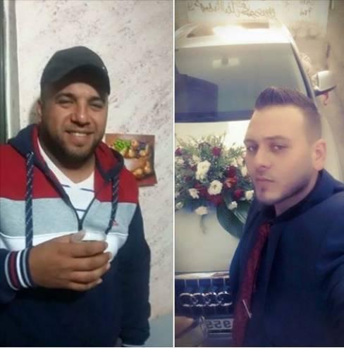 الشهيدان احمد أبو العيش (28 عاما) وليث أسعد مناصره (21 عاما)
