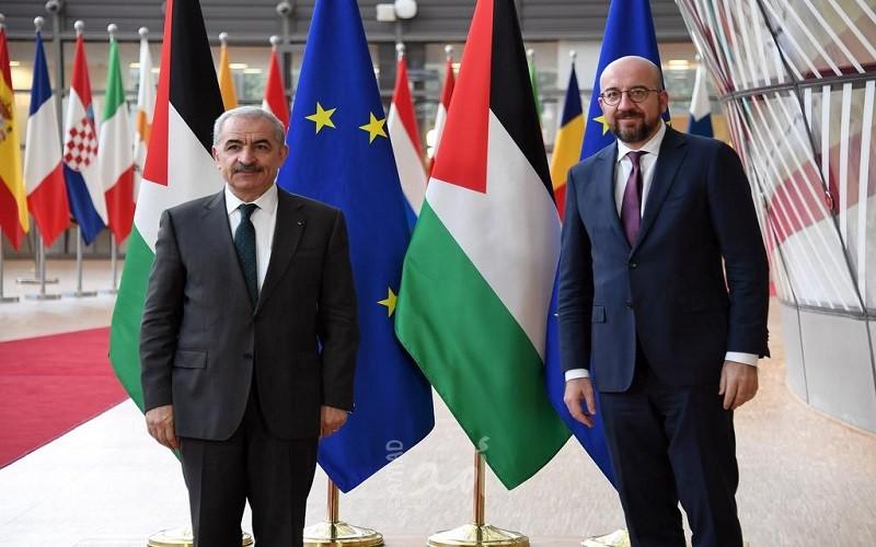 اشتية يطالب الاتحاد الأوروبي بالإيفاء بالتعهدات المالية المقرة للعام 2021
