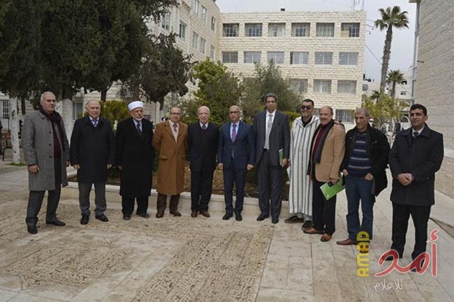 بالصور- جمعية الصداقة الفلسطينية المغربية تستقبل سفير المغرب وطاقم السفارة