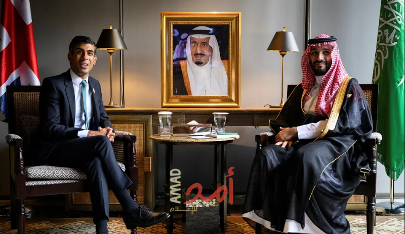 سوناك يؤكد لابن سلمان تطلع بريطانيا لتعميق العلاقات مع السعودية