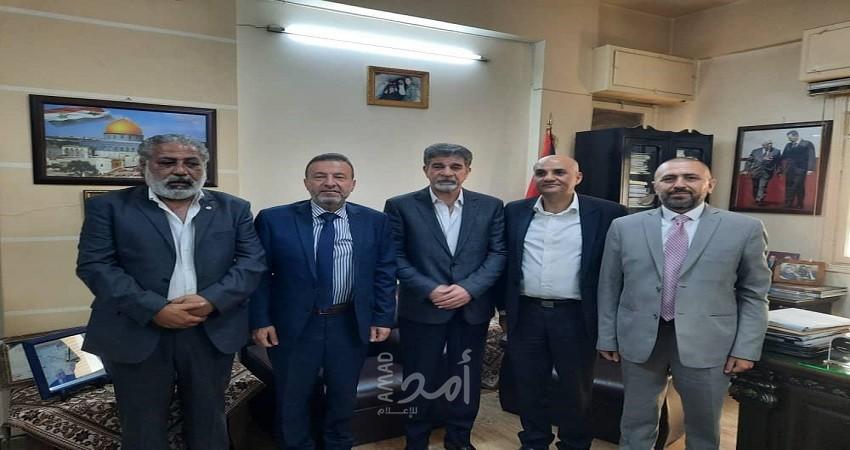 عبد الهادي يستقبل وفد من الحزب السوري القومي لإطلاعهم على التطورات الأخيرة بالقدس