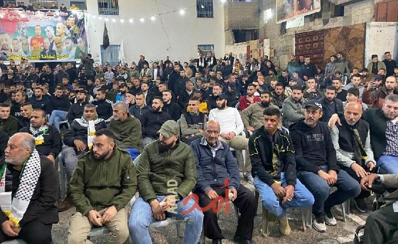 جنين: مهرجان تأبين للشهداء في المخيم