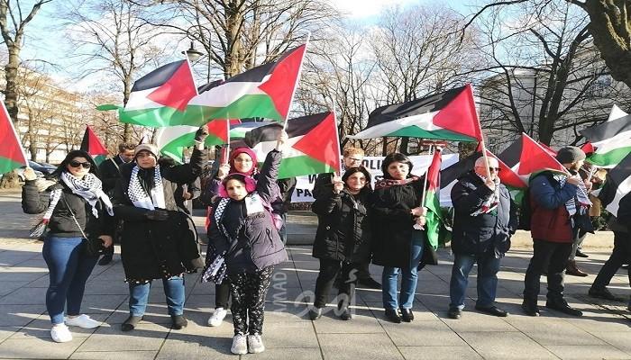 وقفة احتجاجية في وارسو رفضاً لـ"صفقة ترامب"
