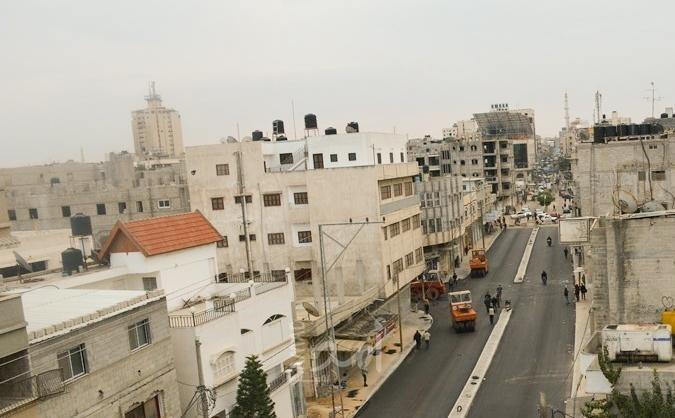 صور .. انتهاء المرحلة الأولى لمشروع تطوير شارع جمال عبد الناصر بخان يونس