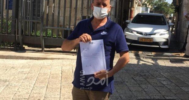 حظر  رئيس هيئة المرابطين يوسف مخيمر من دخول الاقصى لـ 6 أشهر