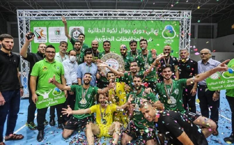 غزة: نادي الصداقة بطلاً لدوري "جوال" لكرة الطائرة للموسم 2021