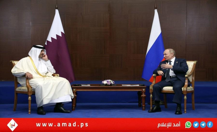 سي أن أن: لقاء أمير قطر وبوتين كان لـ "نزع فتيل التوترات" بين موسكو والدوحة