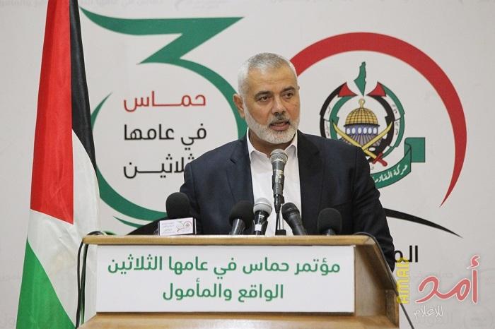 هنية: نسعى مع أطراف عديدة للتوصل إلى تهدئة مقابل رفع حصار غزة