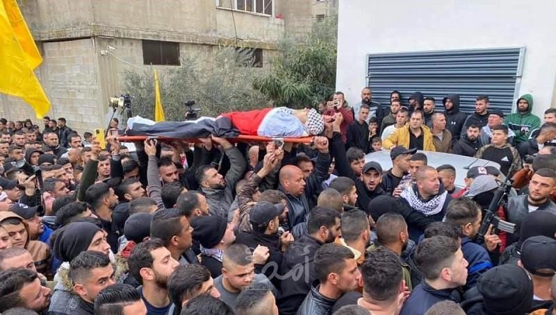 جماهير جنين تشيع جثمان الشهيد "أبو صلاح"- صور