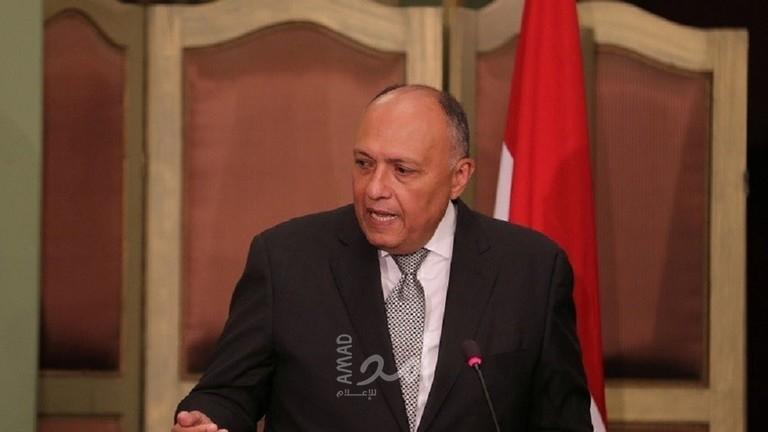 شكري: مصر مستمرة في دعم الشعب الفلسطيني وقيادته