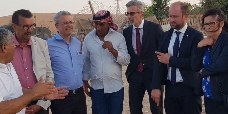 "البرغوثي" يستقبل وفدا من مجلس الشيوخ الفرنسي