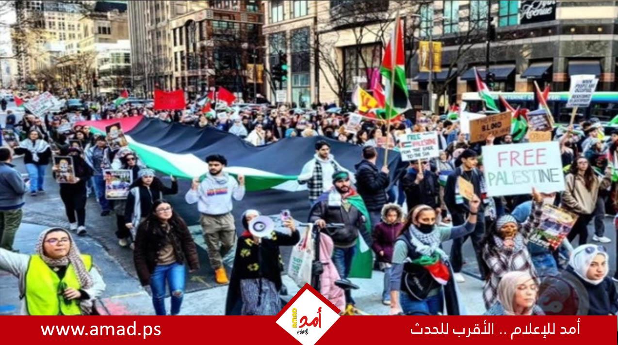 تظاهرات ووقفات تضامنية مع الشعب الفلسطيني في الدنمارك وألمانيا