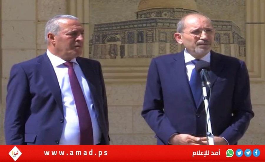الصفدي والشيخ يؤكدان مواصلة التحرك المشترك على كل الأصعدة لوقف التصعيد الإسرائيلي