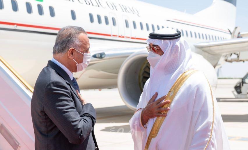تفاصيل لقاء ولي عهد أبوظبي وحاكم دبي برئيس الوزراء العراقي