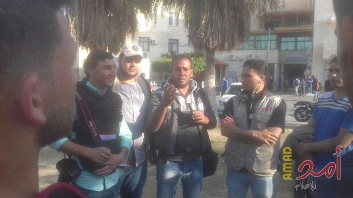 بالفيديو والصور.. صحفيو "وسط قطاع غزة" يناشدون الرئاسة ووزارة الصحة تحمل مسئولياتهما تجاه الجرحى
